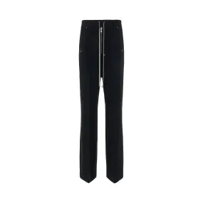 Drawstring Geth Belas Woven Pants in Black