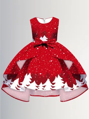 Dreaming Of A White Christmas Holiday Scene Dress