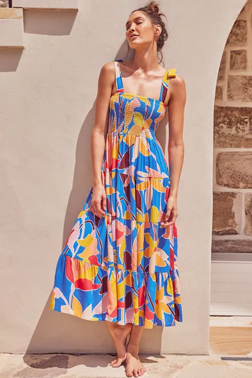 Dreamy Romance Printed Maxi Dress - 4 Colors