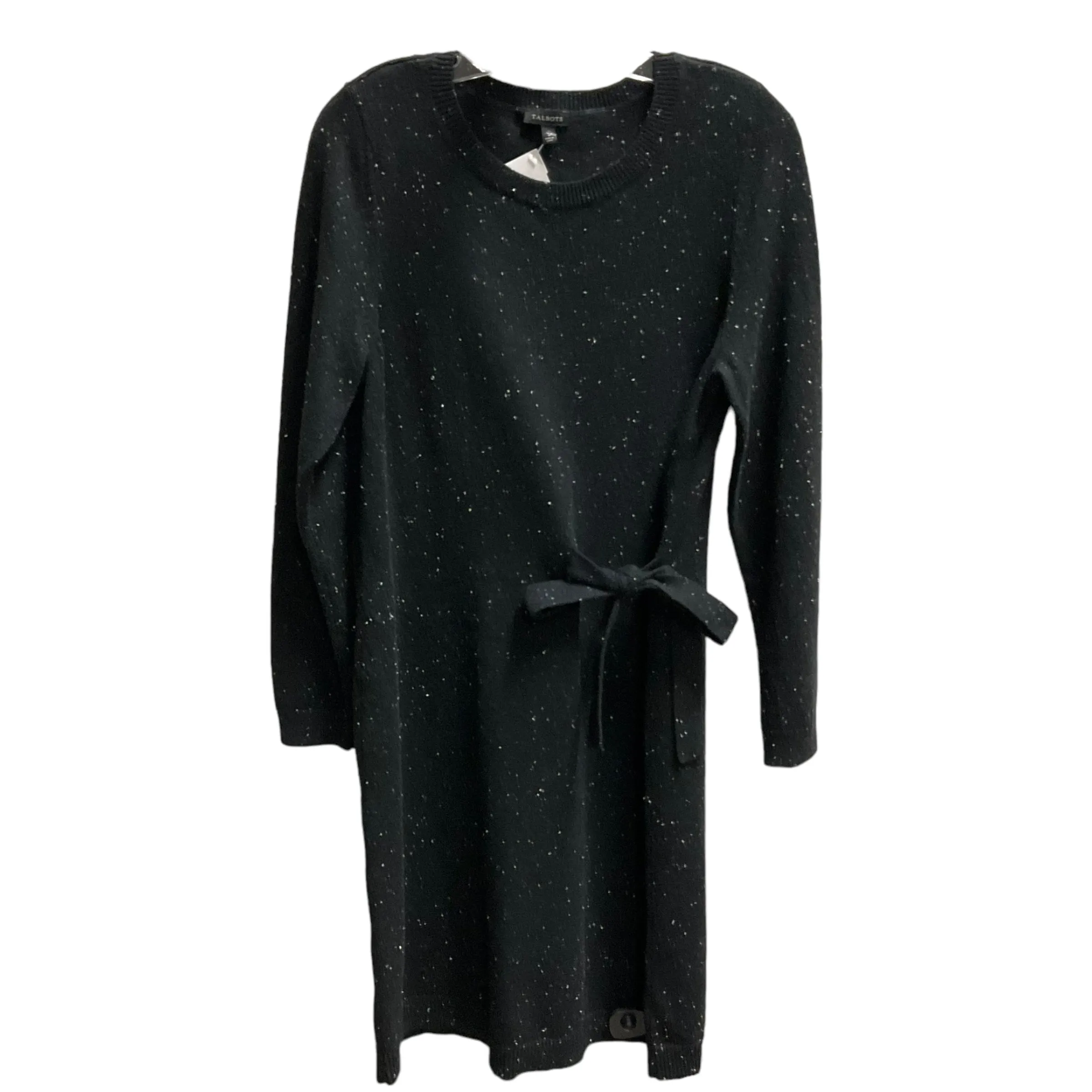 Dress Sweater By Talbots In Black, Size: L