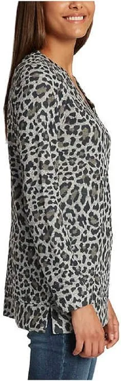 Ellen Tracy Women's Cozy V-Neck Tunic with Pockets