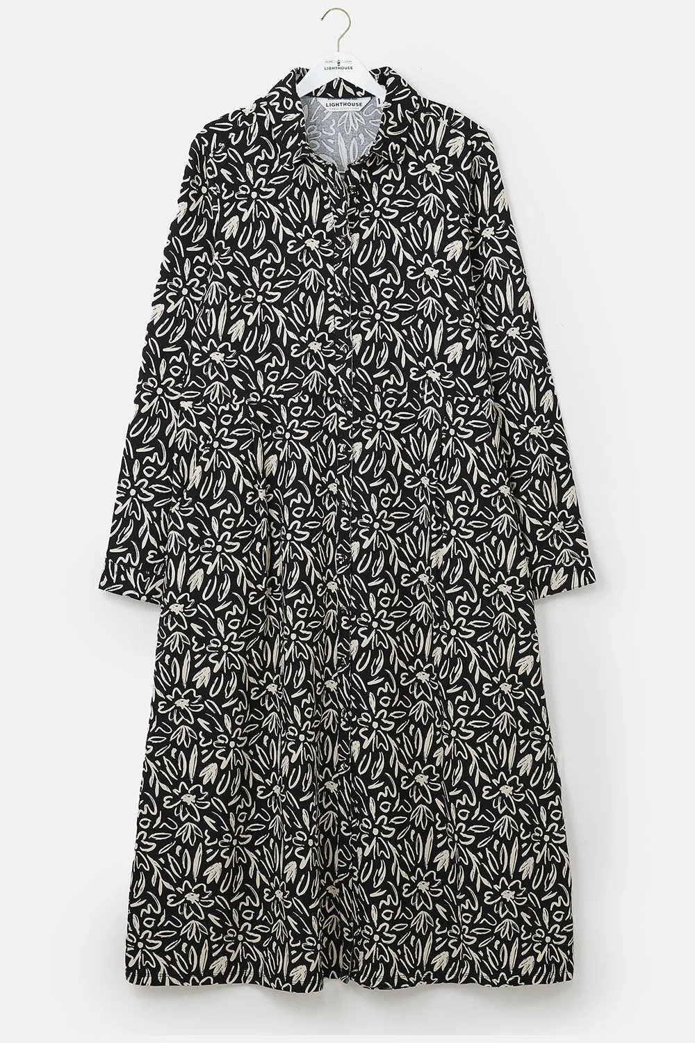 Elsie Dress - Black Floral