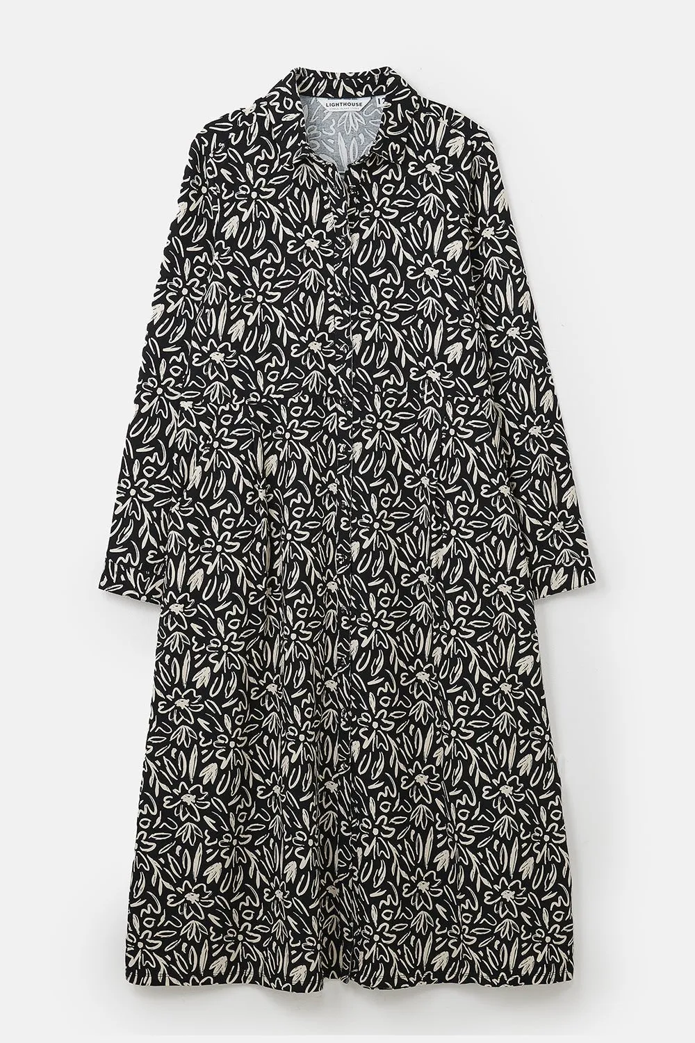 Elsie Dress - Black Floral