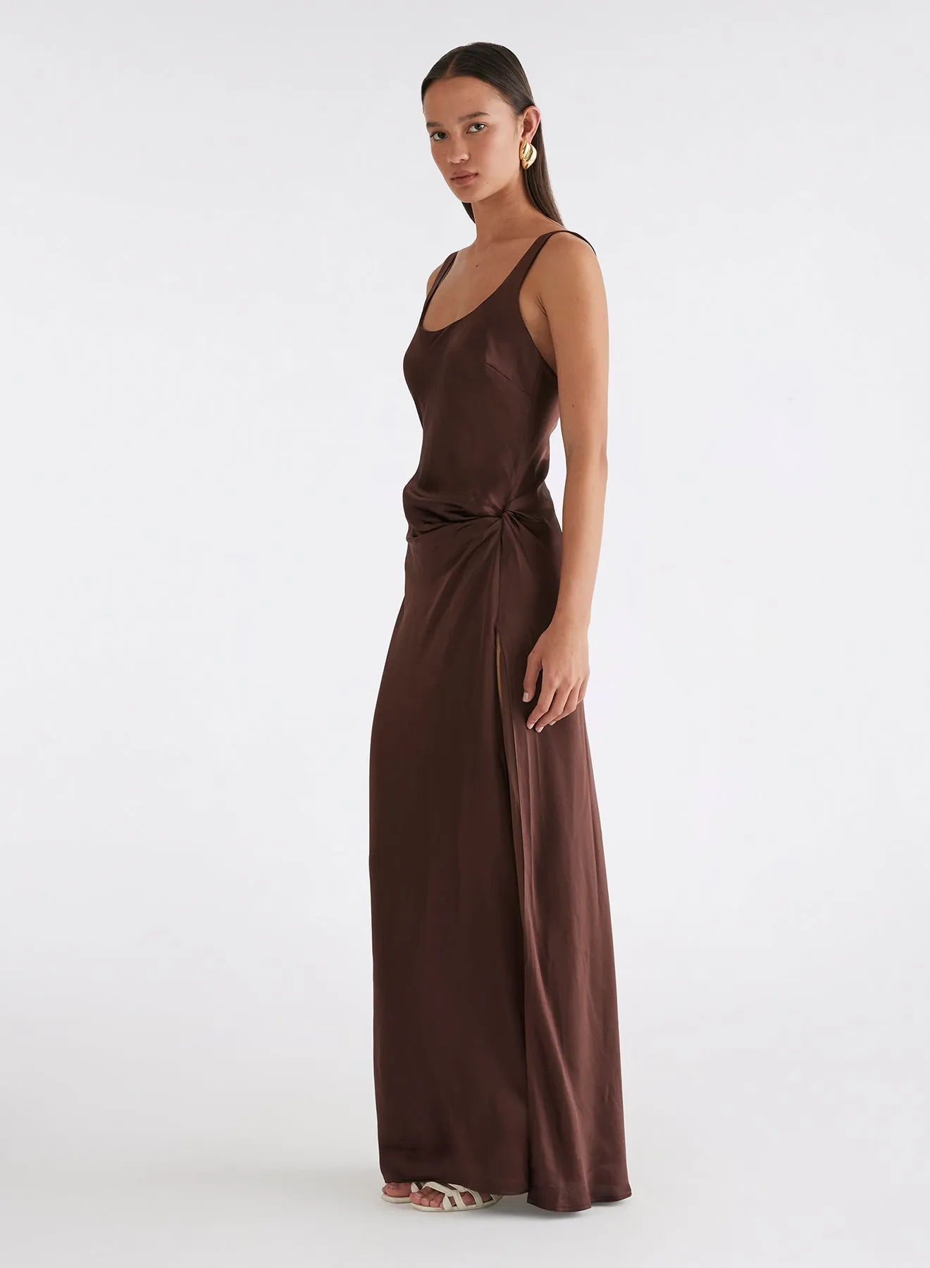 ETTA DRESS (SHAVED CHOCOLATE)