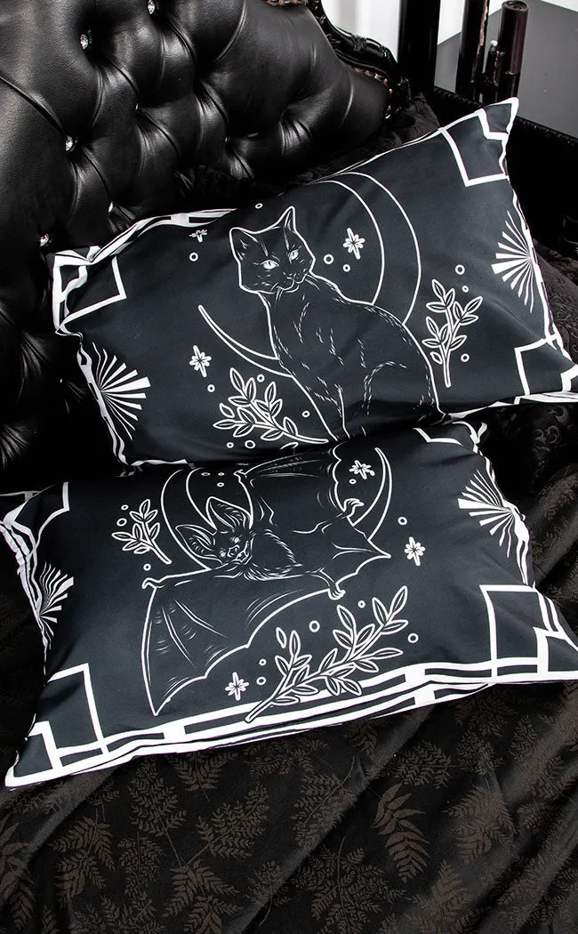 Familiars Bats & Cats Pillow Slip Set