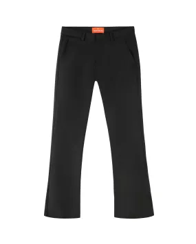 Flared Trousers Black Wool