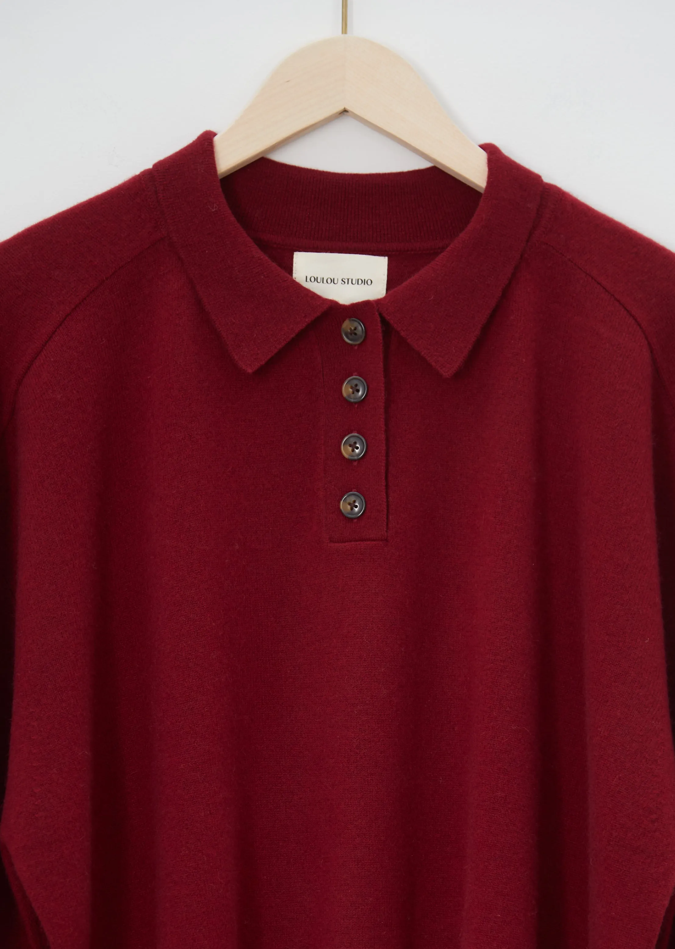 Forana Cashmere Shirt — Bodeaux