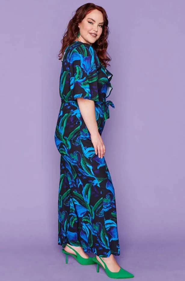 Frida Ocean Blue Jumpsuit