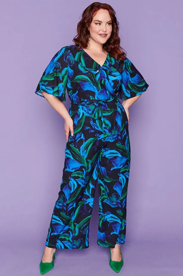 Frida Ocean Blue Jumpsuit