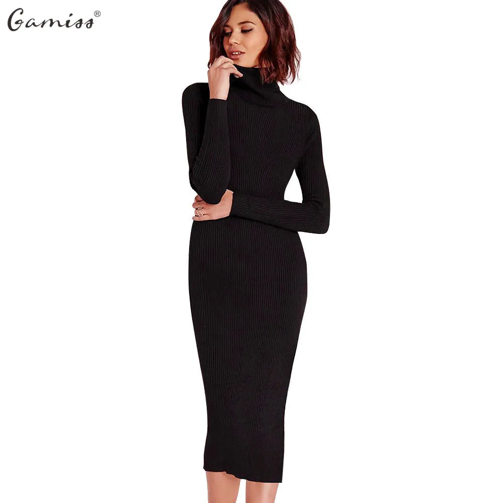 Gamiss Women Autumn Winter Sweater Knitted