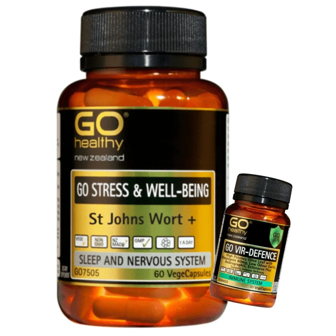 Go Healthy Stress and Wellbeing 60caps