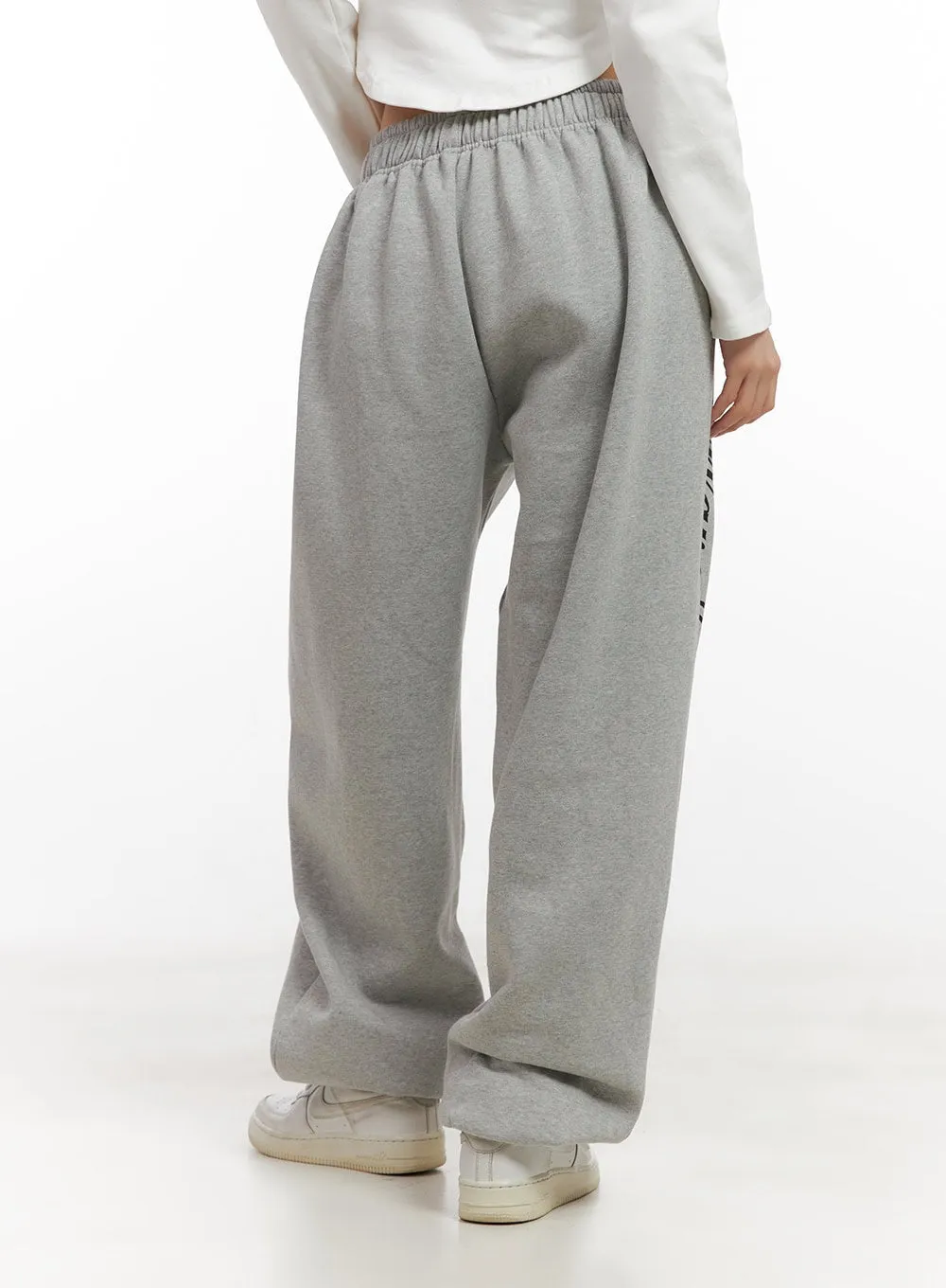 Graphic Lettering Sweatpants CN416