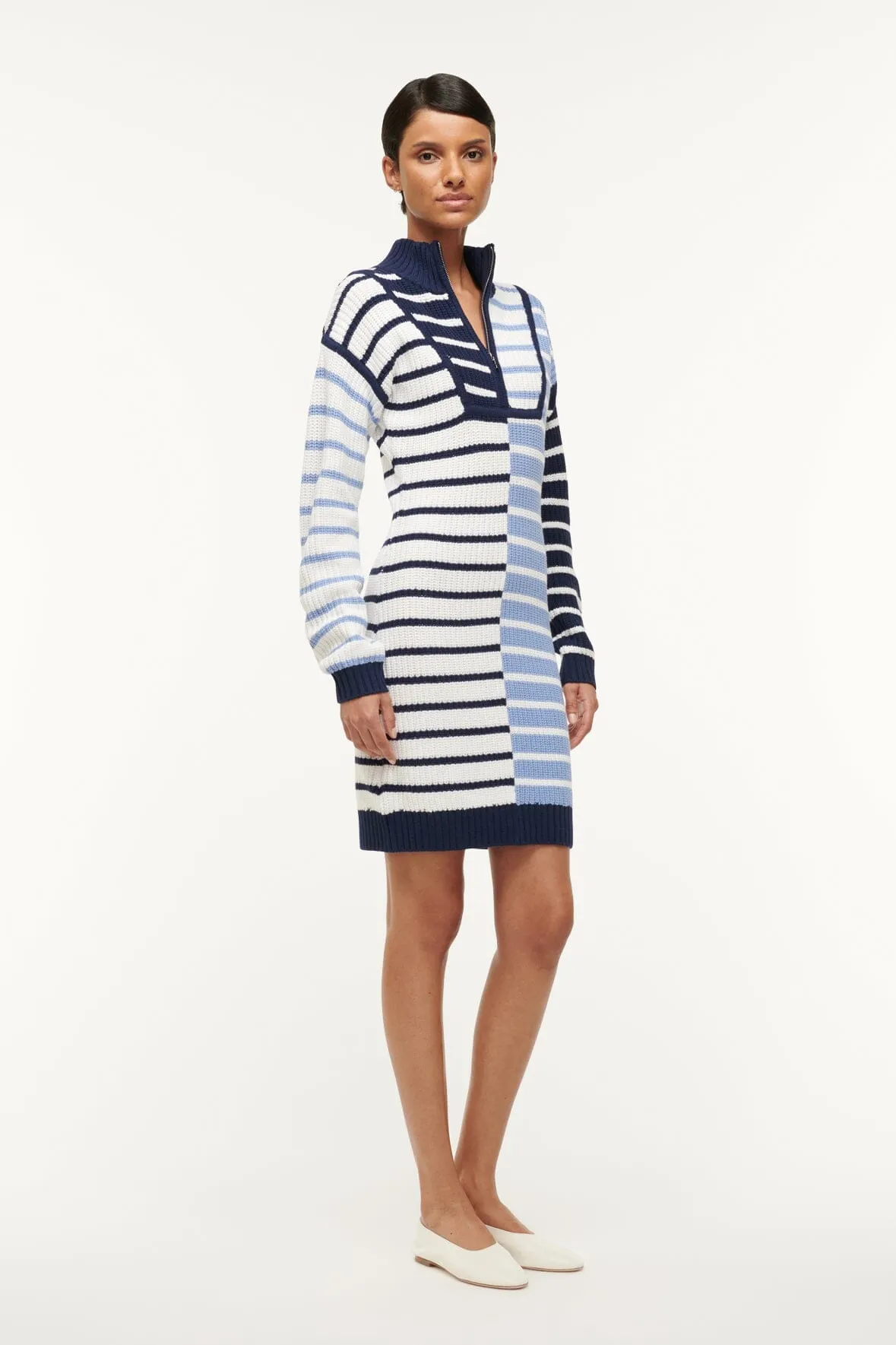 HAMPTON MINI DRESS | ADRIATIC STRIPE