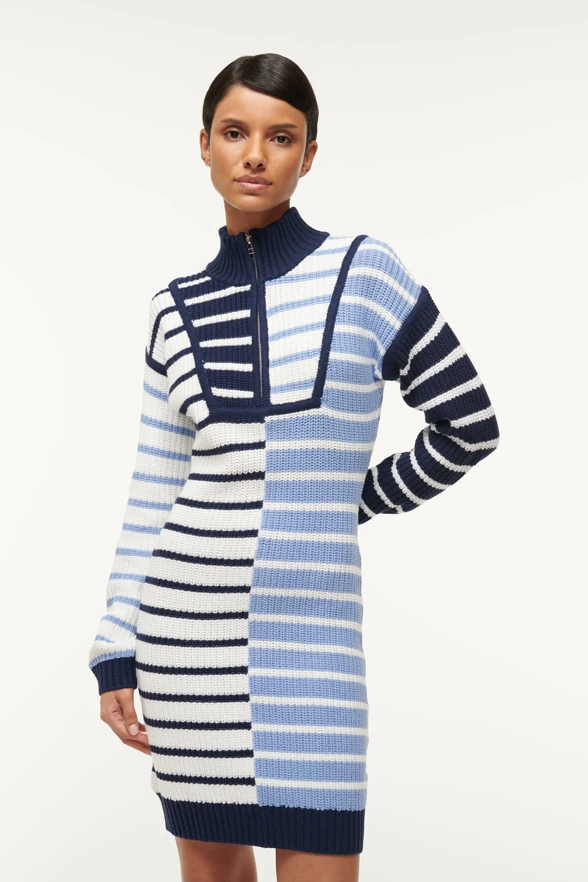 HAMPTON MINI DRESS | ADRIATIC STRIPE