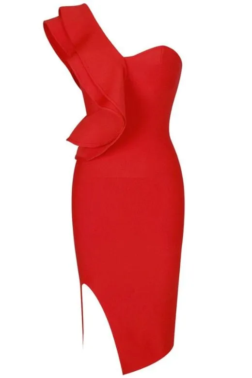 Hayley Bodycon Dress - Lipstick Red