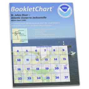 Historical NOAA BookletChart 11491: St. Johns River-Atlantic Ocean to Jacksonville