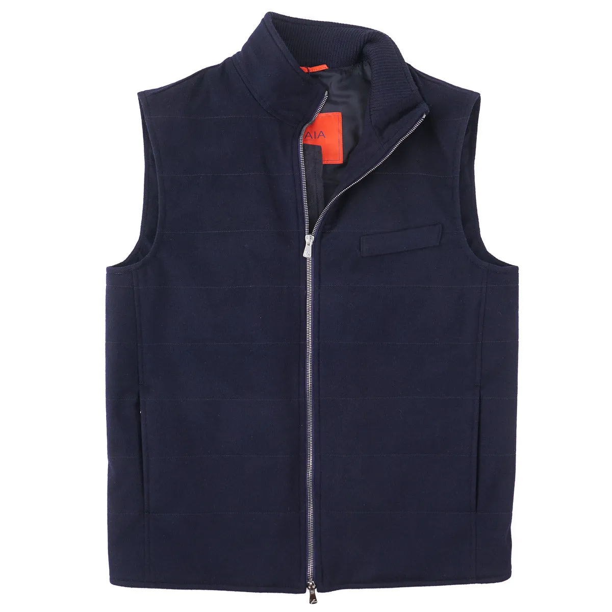 Isaia Quilted Wool-Cashmere Vest