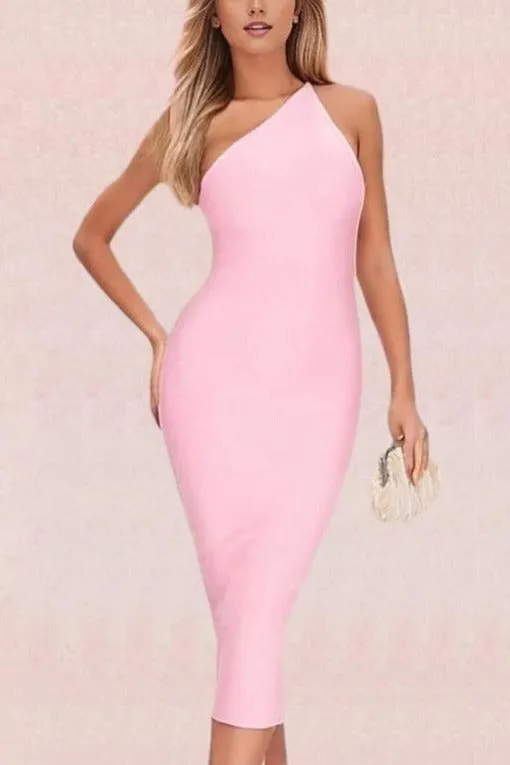 Joi Bodycon Midi Dress - Dusty Pink