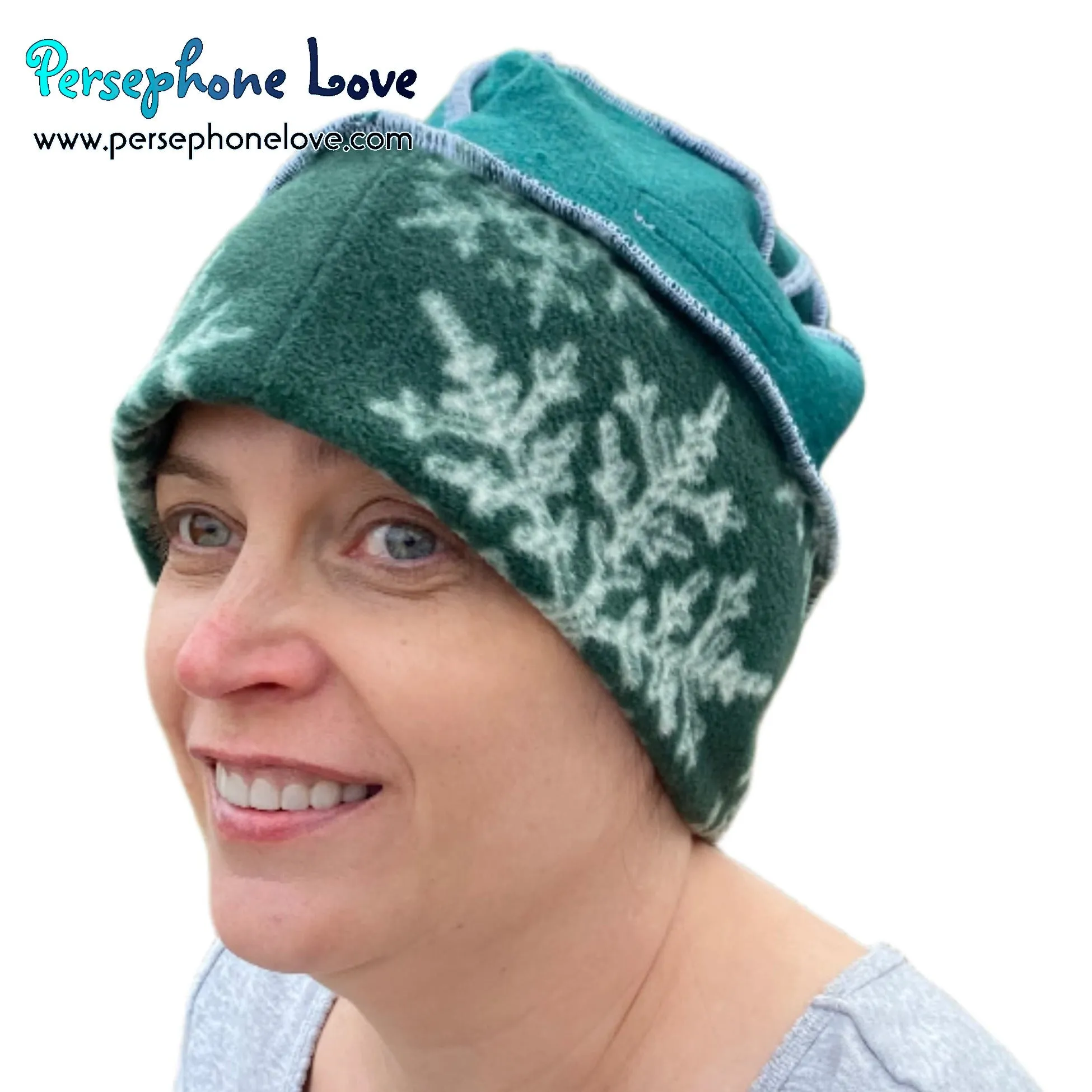 Katwise inspired 100% felted cashmere/fleece recycled sweater elf hat-1539