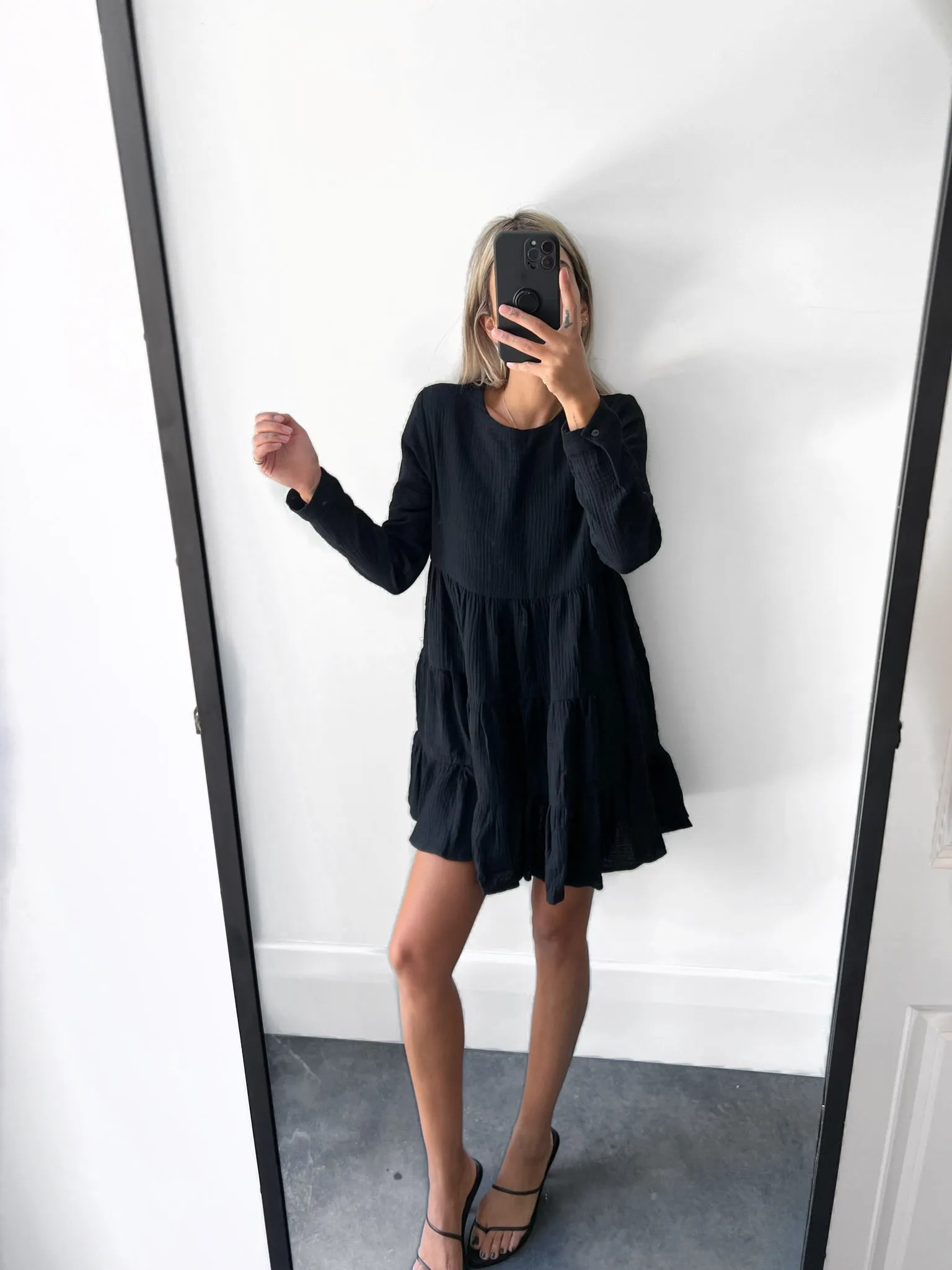 KELLY Tunic Dress - Black