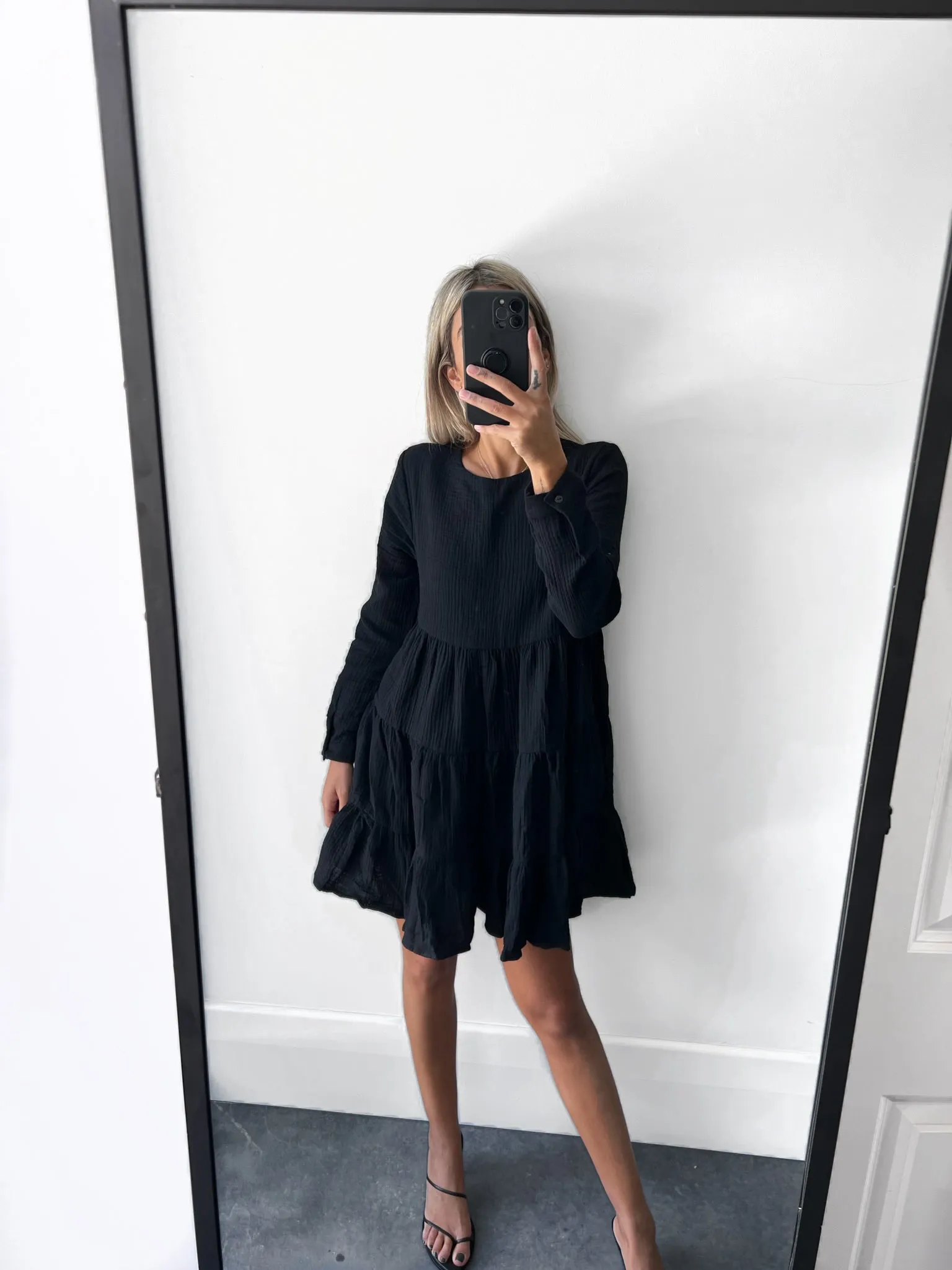 KELLY Tunic Dress - Black