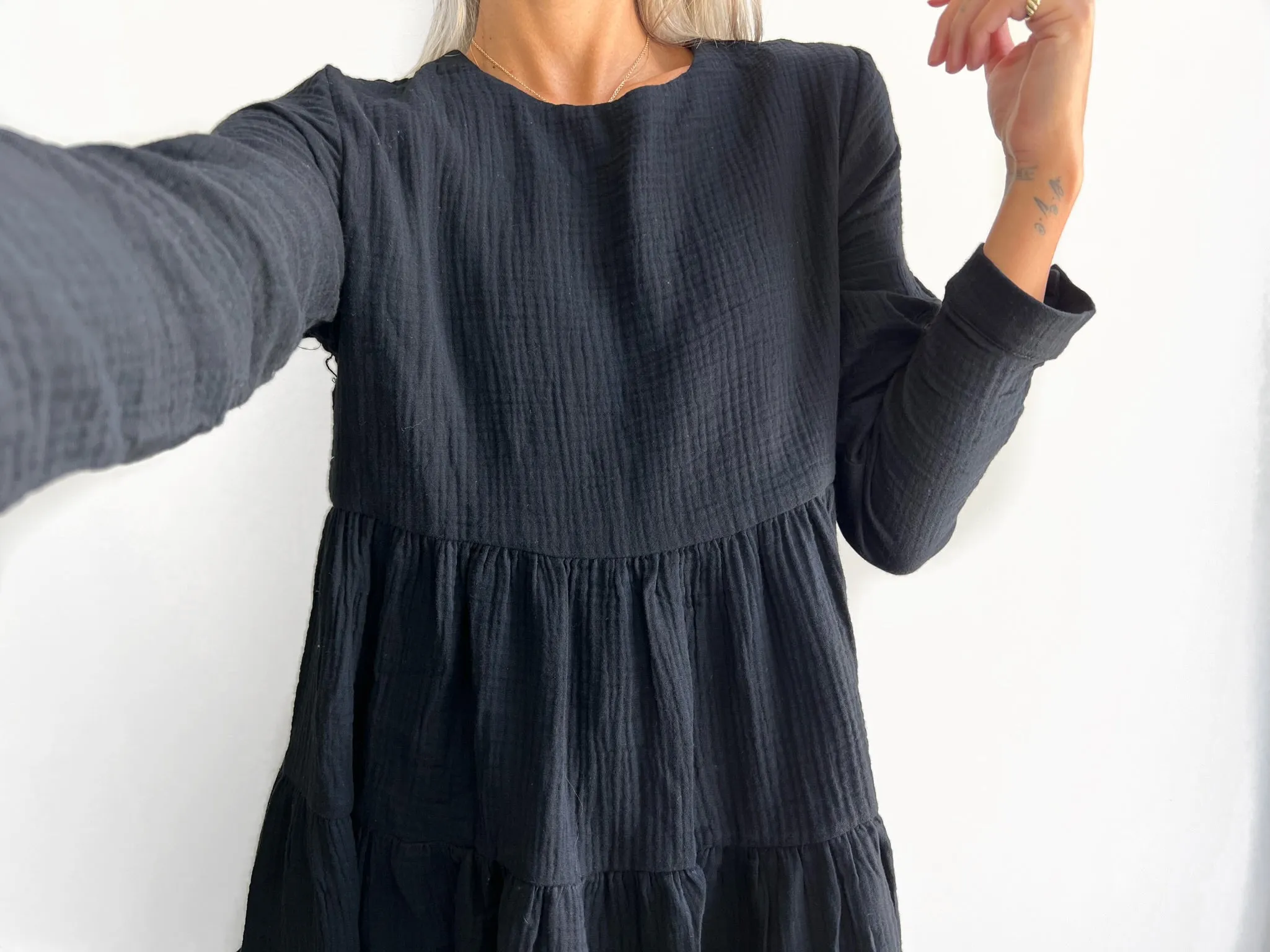 KELLY Tunic Dress - Black