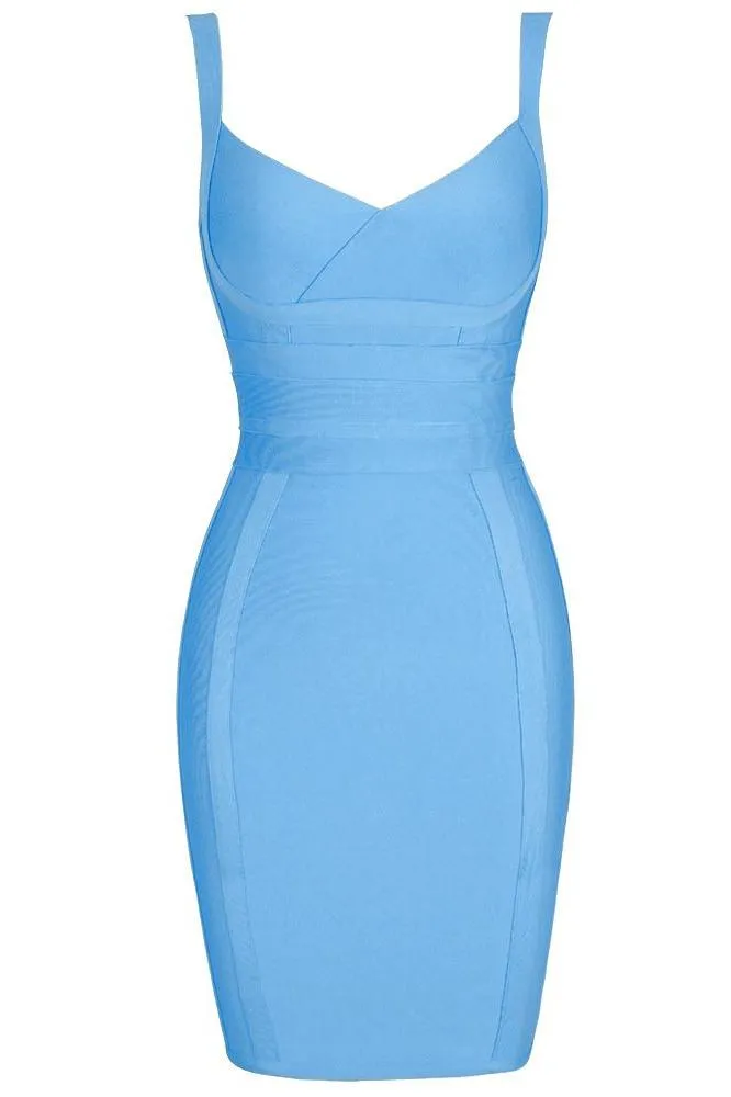 Kit Bandage Dress - Sky Blue