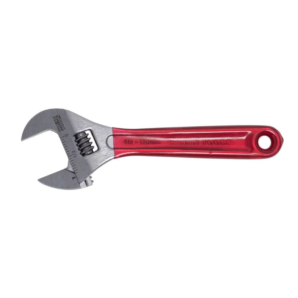 Klein Tools D507-6 Adjustable Wrench Extra Capacity, 6-1/2"