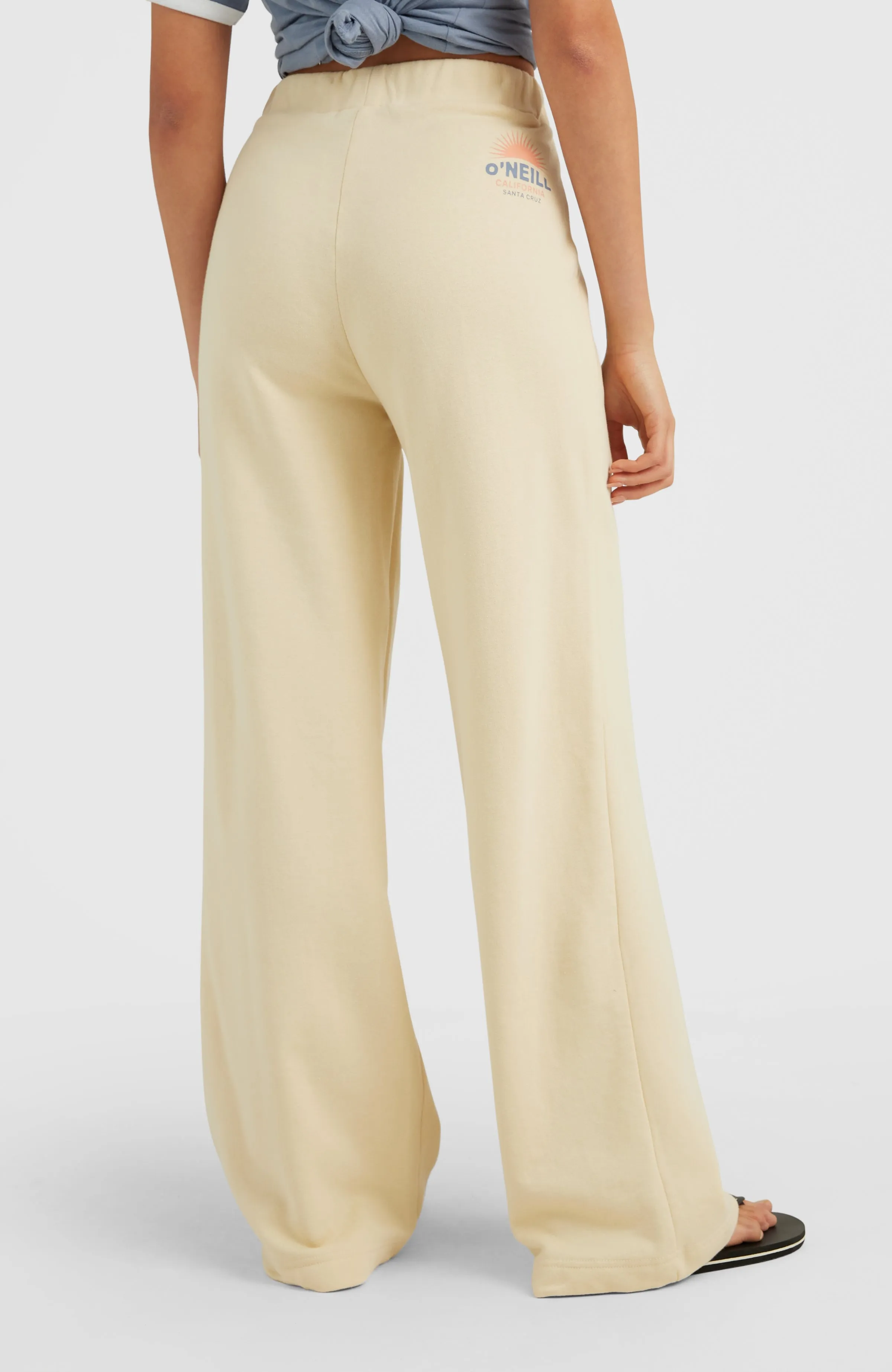 Lulu Wide Leg High-Waist Sweatpants | Bleached Sand