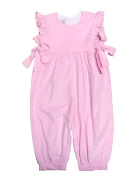 Marco & Lizzy Pink Corduroy Romper