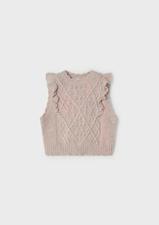 Mayoral Knit Vest - Hazelnut Vigore