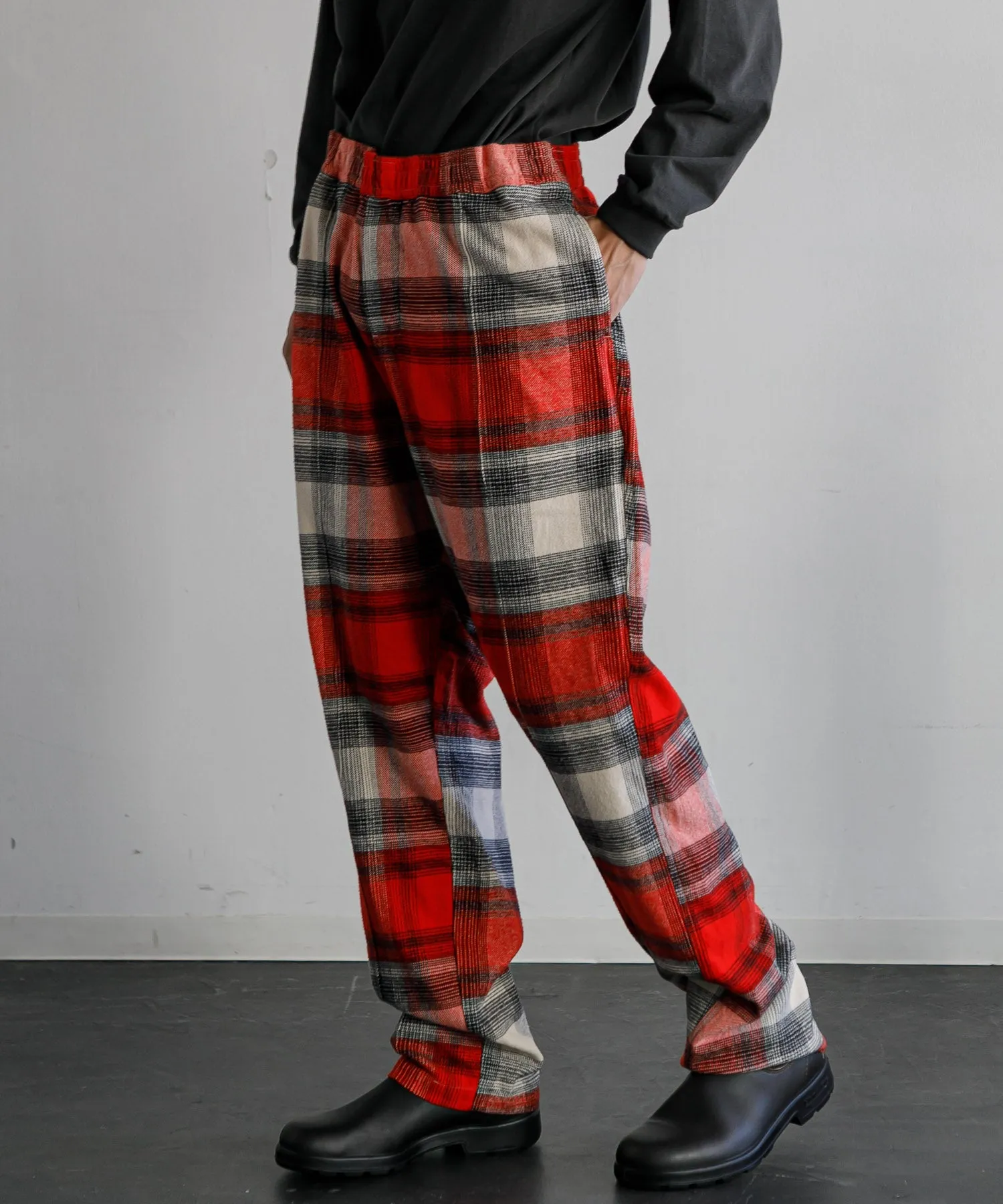 【MEN , WOMEN】NOMA t.d. Ombre Plaid Pants