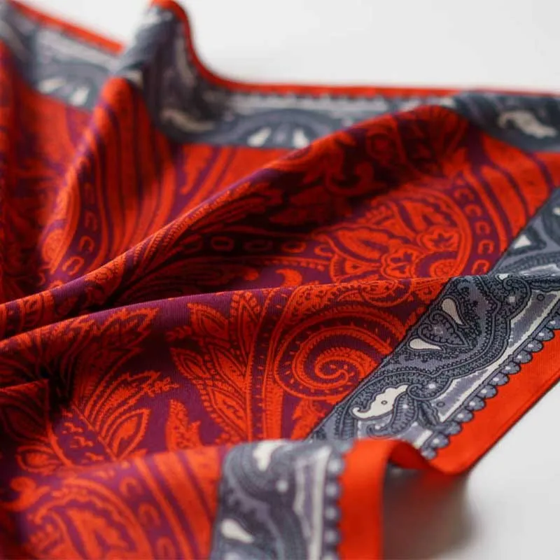 Men's Business Retro Silk Scarf