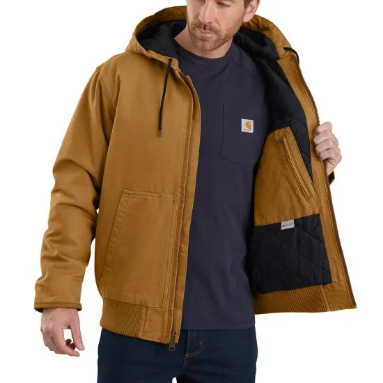 Men's Carhartt Loose Fit Washed Duck Insulated Active Jac - 104050