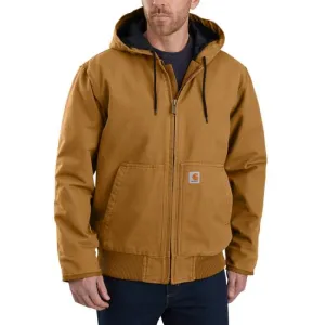 Men's Carhartt Loose Fit Washed Duck Insulated Active Jac - 104050