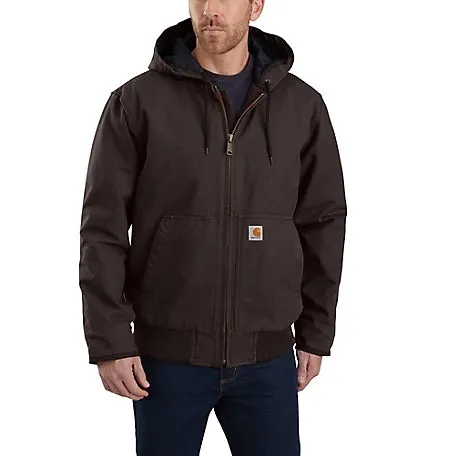 Men's Carhartt Loose Fit Washed Duck Insulated Active Jac - 104050