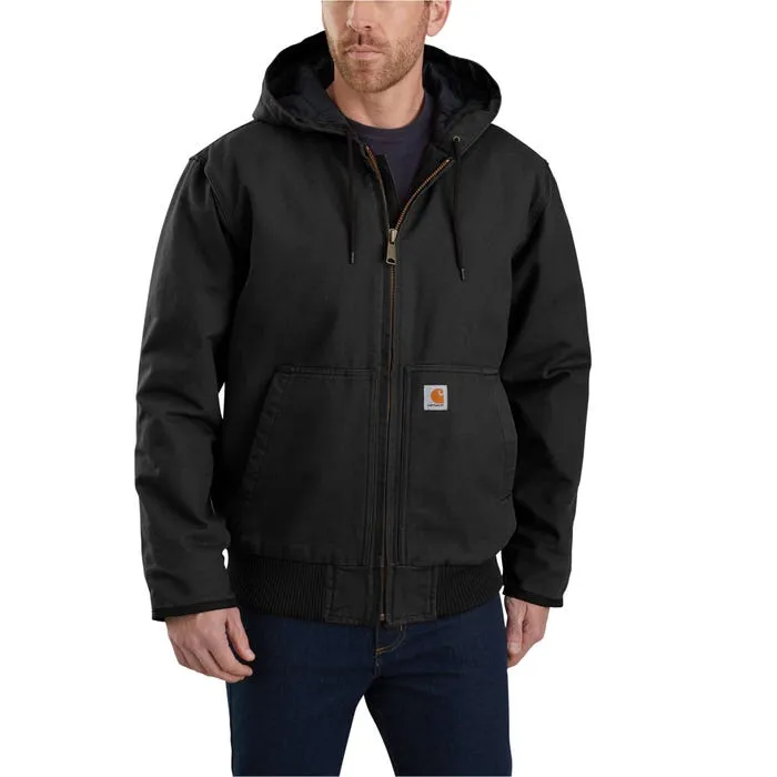 Men's Carhartt Loose Fit Washed Duck Insulated Active Jac - 104050