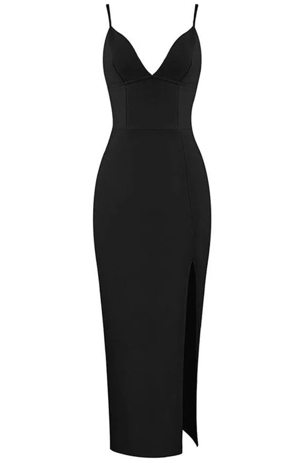 Milan Bandage Midi Dress - Classic Black