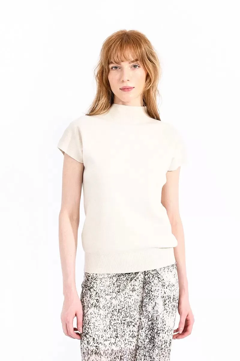 Molly Bracken Cream Bodycon Sweater