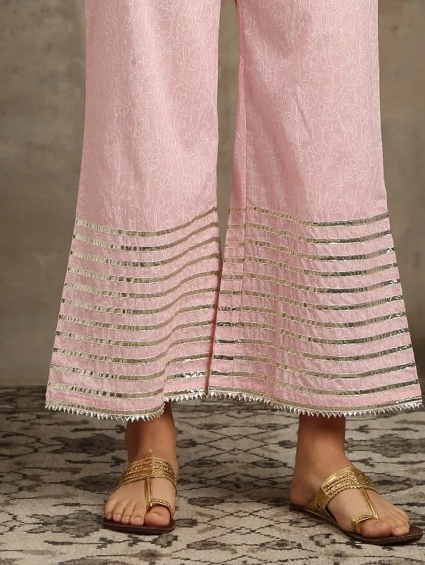 Neer- Gulaab Pink Cotton Printed Salwar Suit