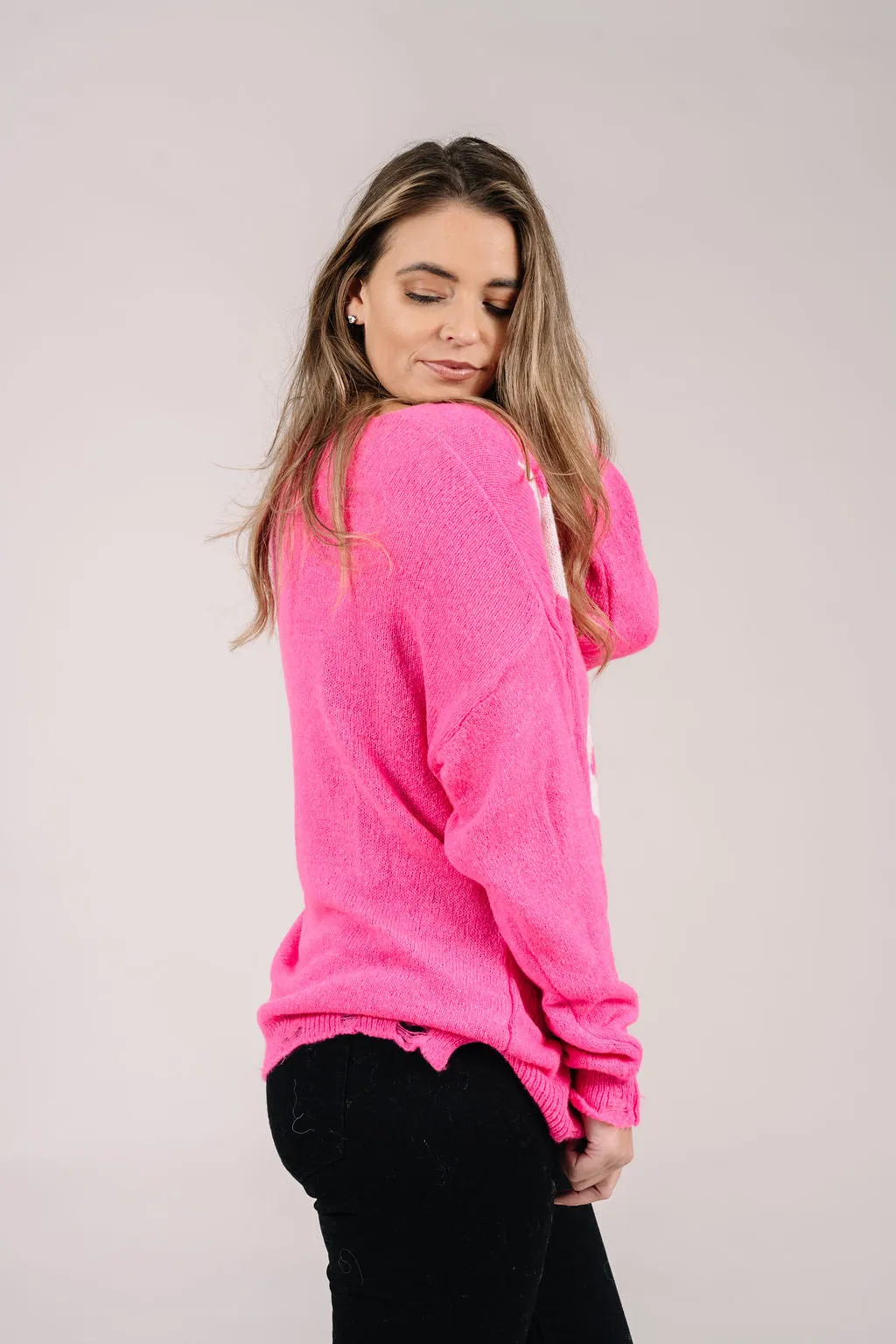 Neon Star Knit