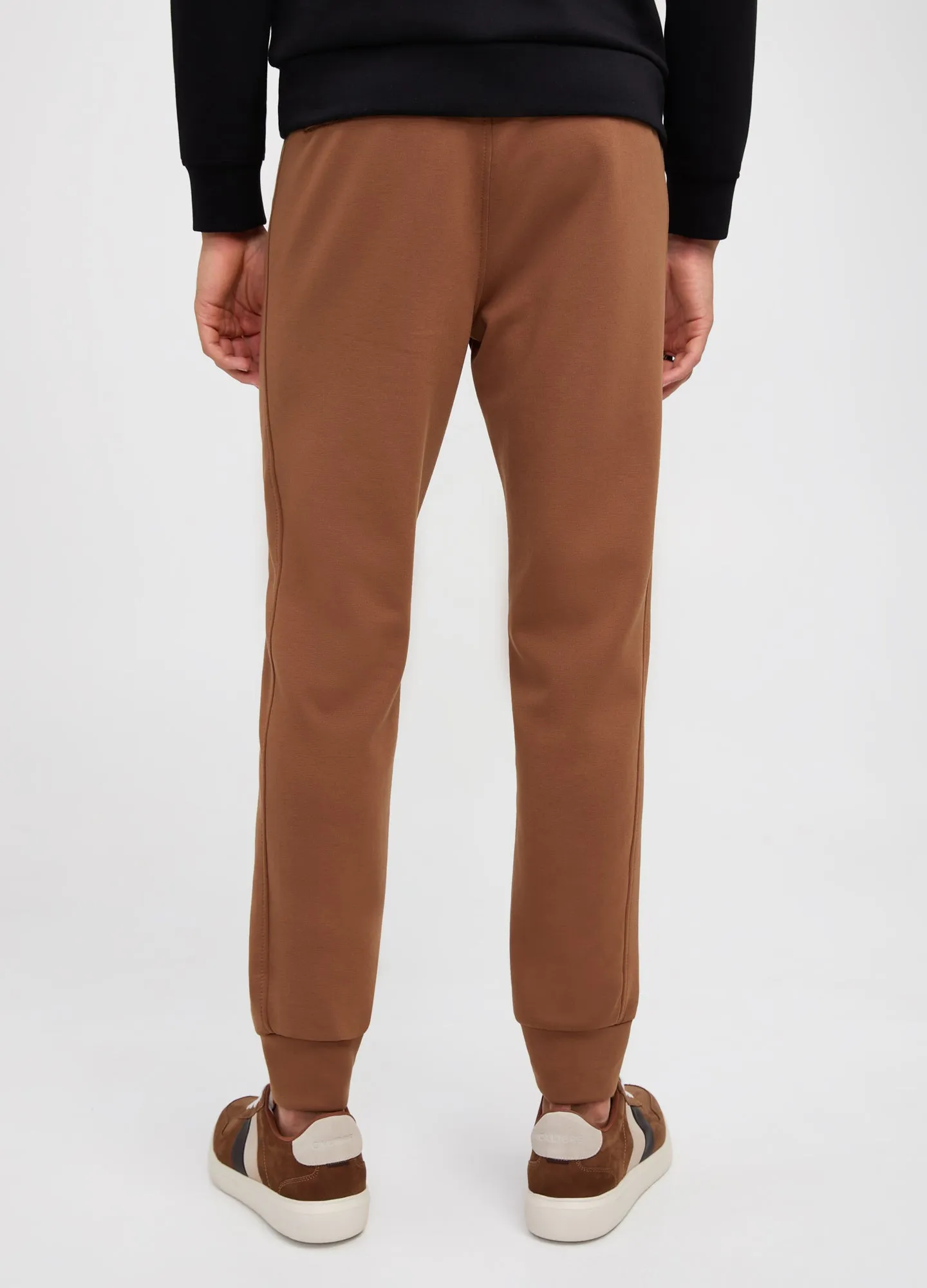 Neoprene Drawstring Sweatpants Caramel