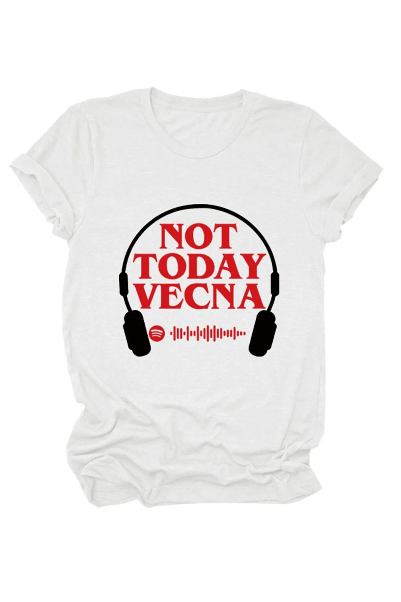 Not Today Vecna Printed T-shirt