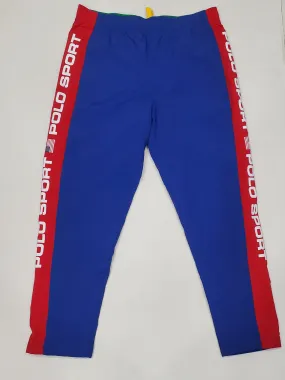 Nwt Polo Ralph Lauren Royal Blue/Red Polo Sport Windbreaker Pants