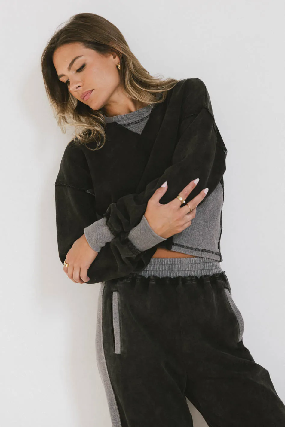 Odie Knit Sweater in Black