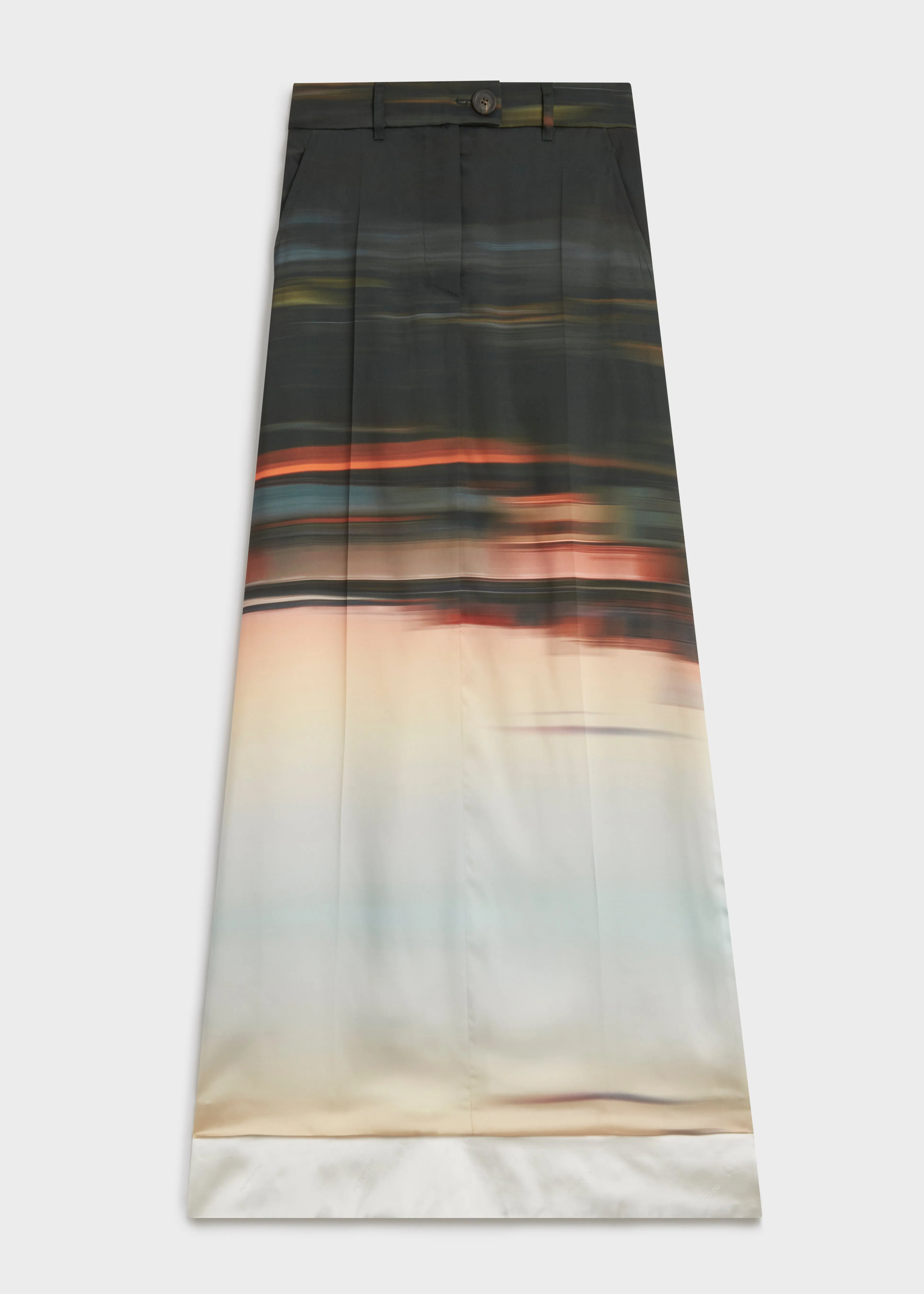 PD TAILORED MAXI SKIRT - BLURRED CITY