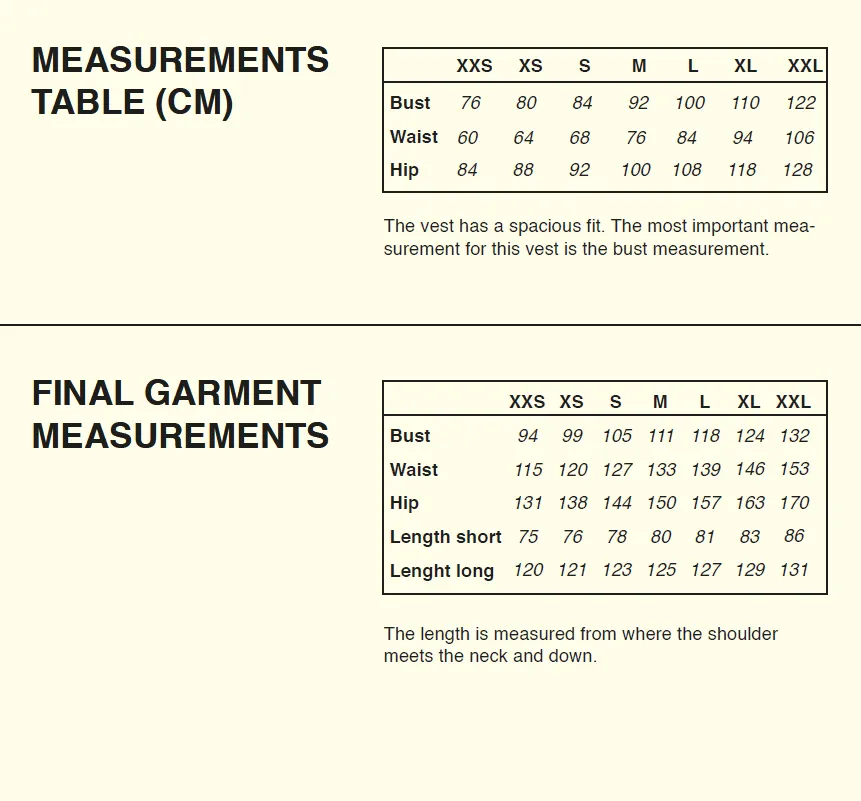 PDF Pattern - Luna Vest x Box Sleeves | Puff and Pencil