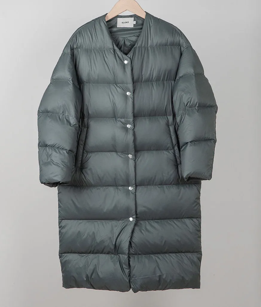 Prodigal Long Quilted Coat Sycamore