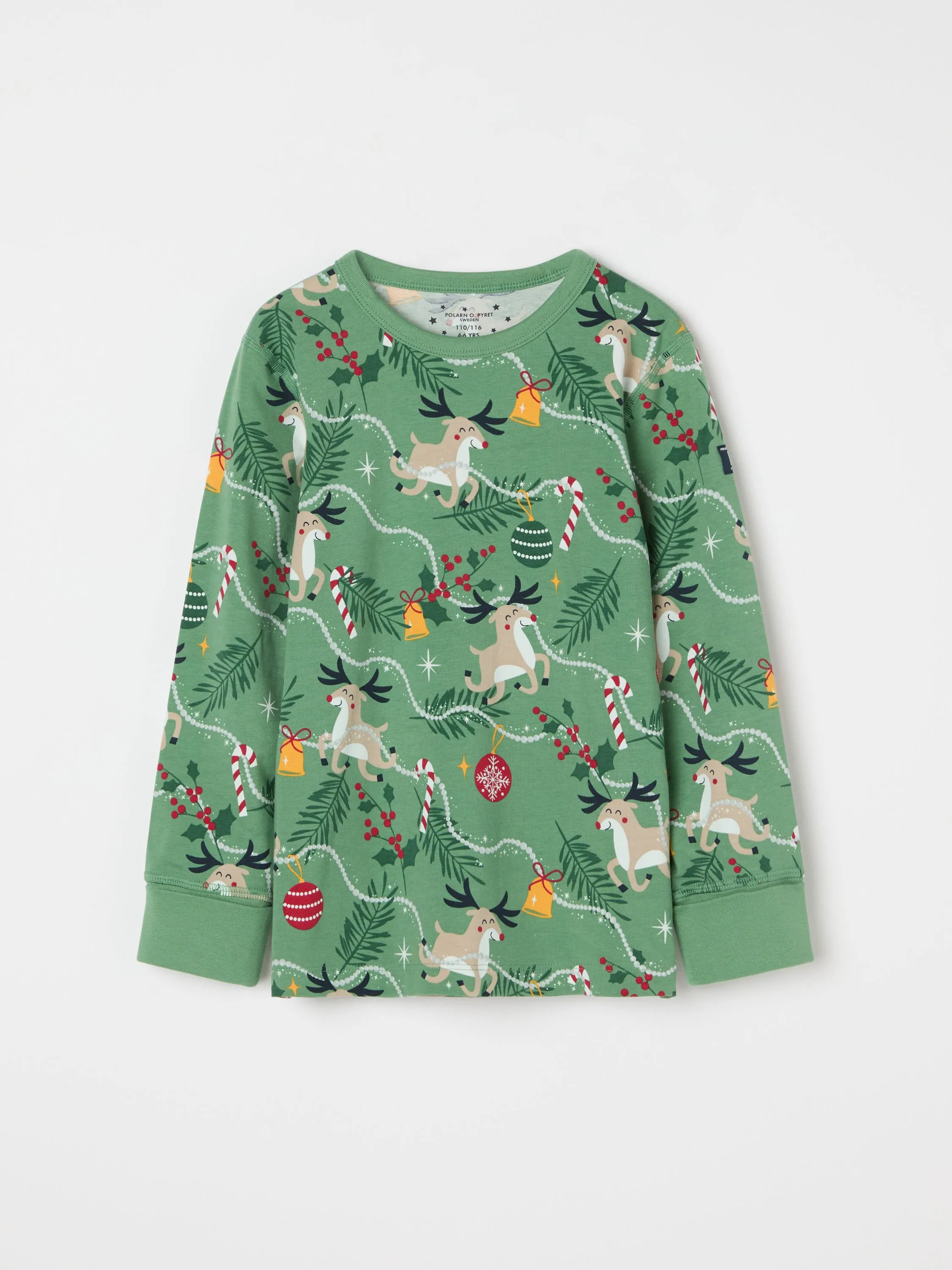 Reindeer Print Kids Pyjamas