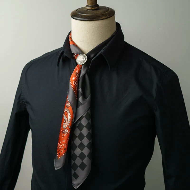 Retro British Checkerboard Scarf